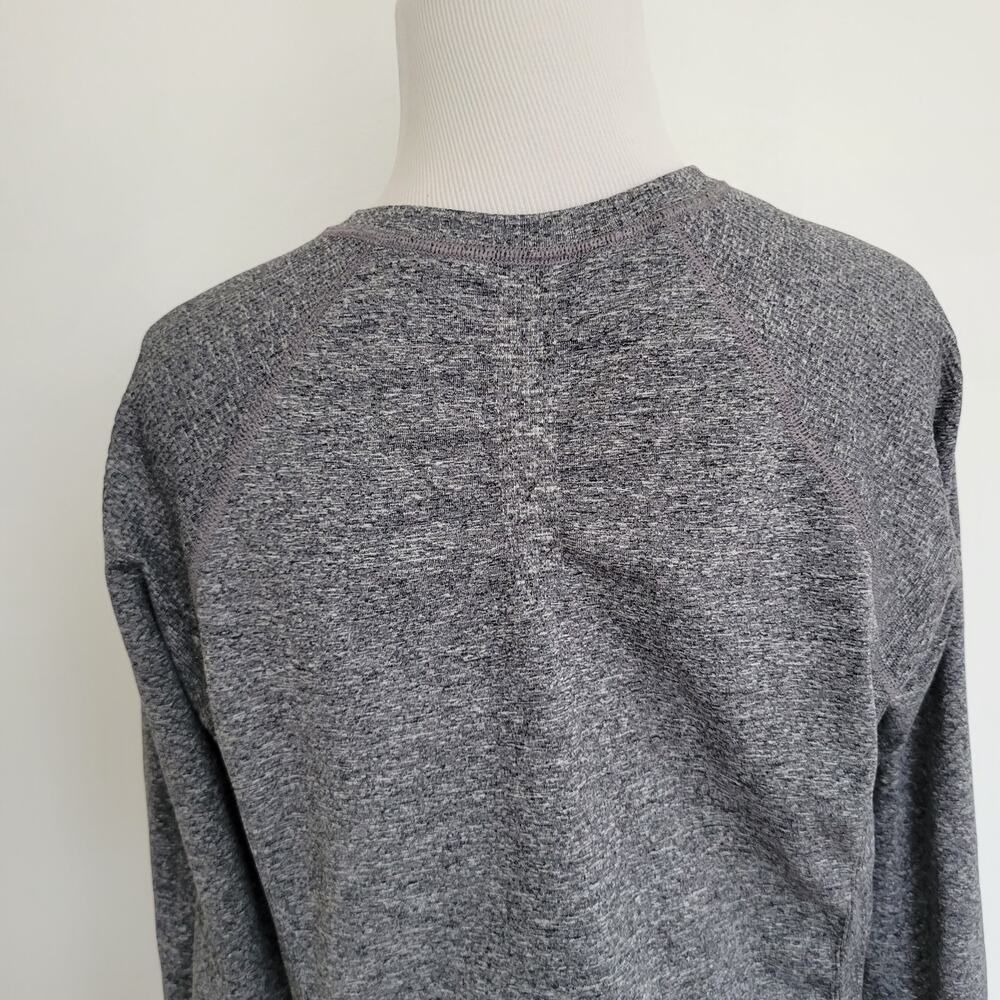 Athleta Half Zip Tracker Running Shirt Long Sleeve Stretch Gray Women XL - Picture 6 of 10
